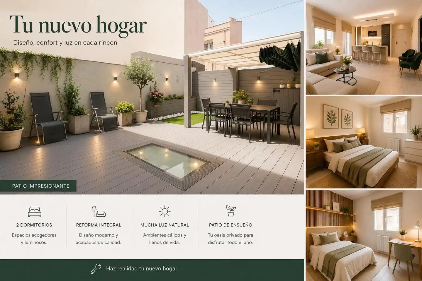 Terrassa de Pis en venda en Madrid amb Aire condicionat, Calefacció i Jardí privat