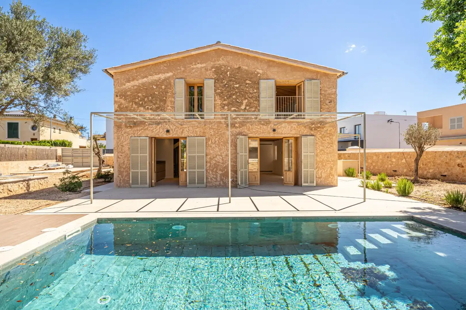Vista exterior de Casa o chalet en venta en Marratxí con Terraza, Piscina y Balcón