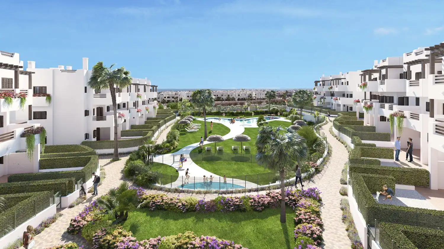 Flat with pool for sale in San Juan de los Terreros, imagen 9