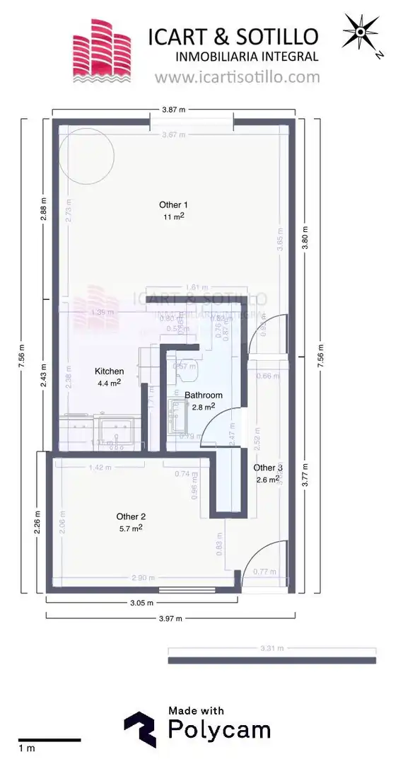 Apartamento en venta en PAPA LUNA, Casco Urbano