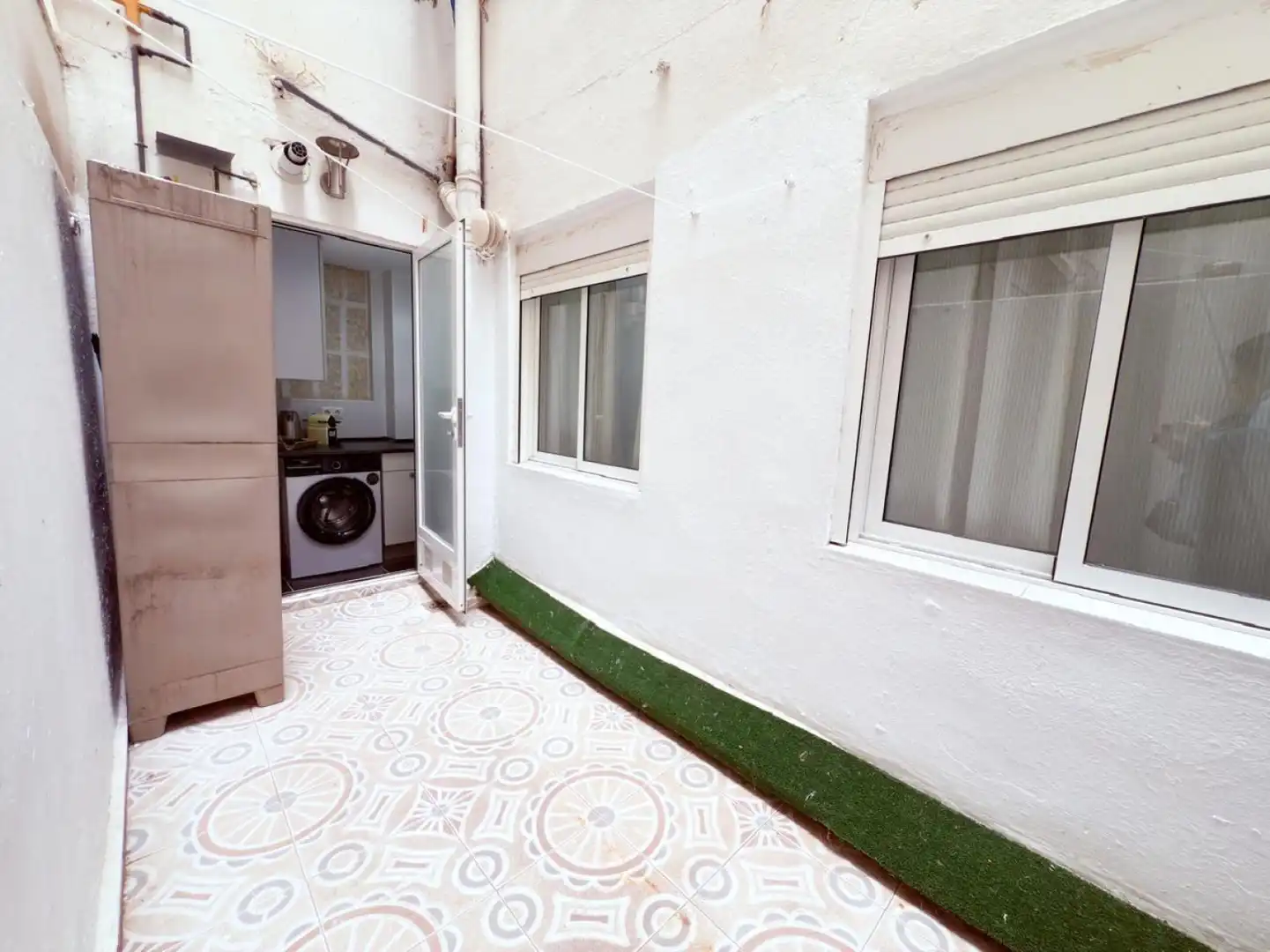Terraza de Piso de alquiler en Valencia con Aire acondicionado, Calefacción y Parquet
