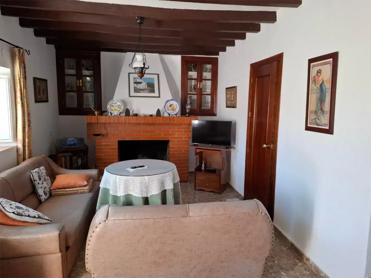 Sala d'estar de Finca rústica en venda en Almogía