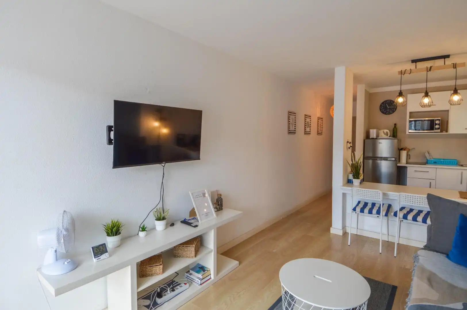 Sala d'estar de Apartament en venda en Mogán amb Terrassa, Moblat i Piscina comunitària