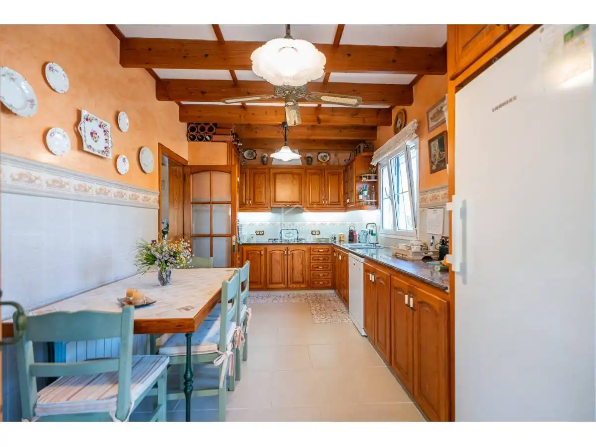 Kitchen of Houses for sale in Sant Lluís  with Heating, Terrace and Swimming Pool