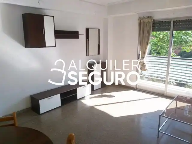 Schlafzimmer von Wohnung zur Miete in Valencia mit Terrasse und Möbliert