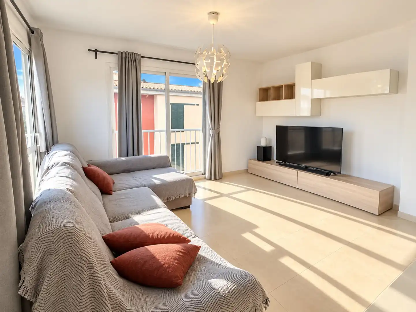 Sala de estar de Piso en venta en Sa Pobla, Illes Balears