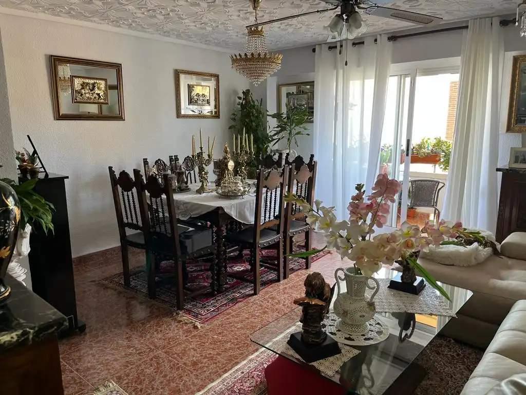 Dining room of Flat for sale in Torrevieja  with Terrace, Furnished and Oven