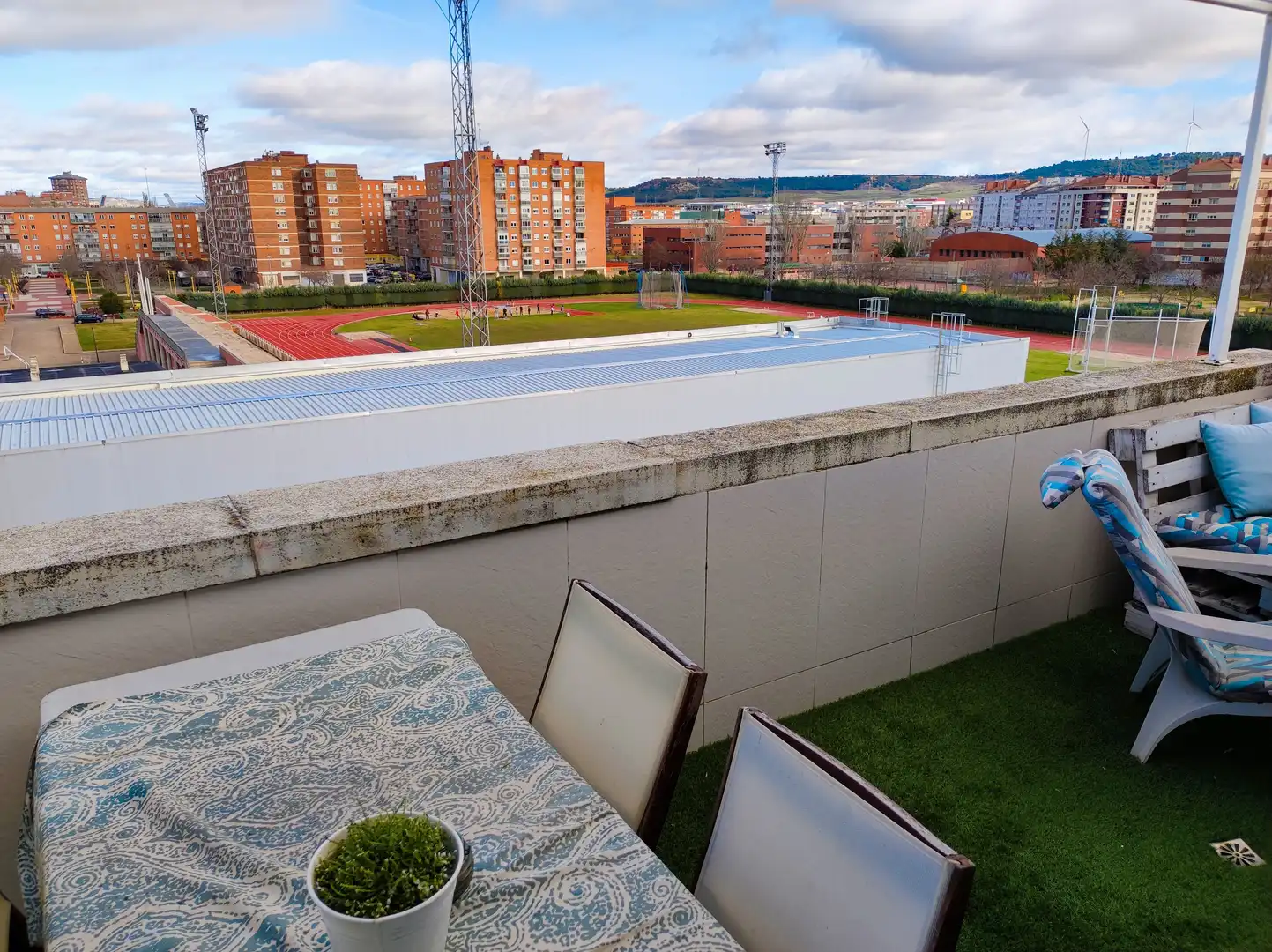 Terrace of Attic for sale in Palencia  with Air Conditioner, Heating and Parquet flooring