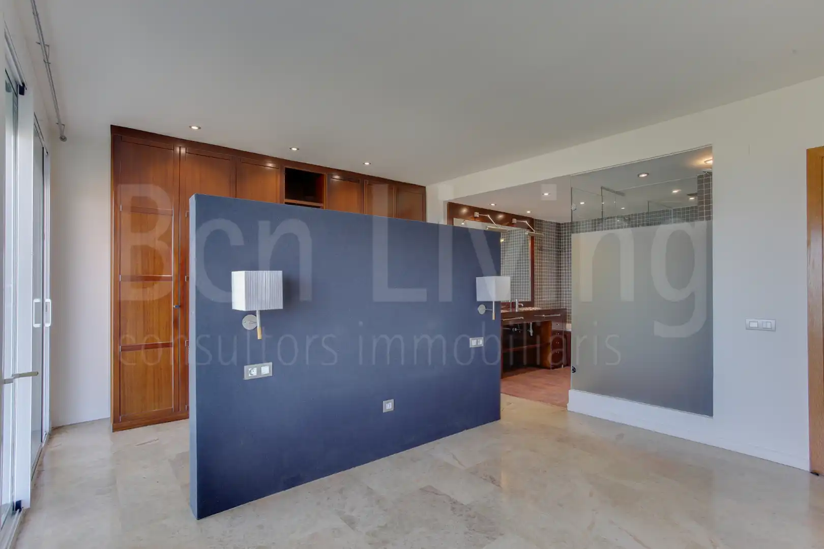 Sala de estar de Piso de alquiler en Barcelona con Aire acondicionado, Terraza y Trastero