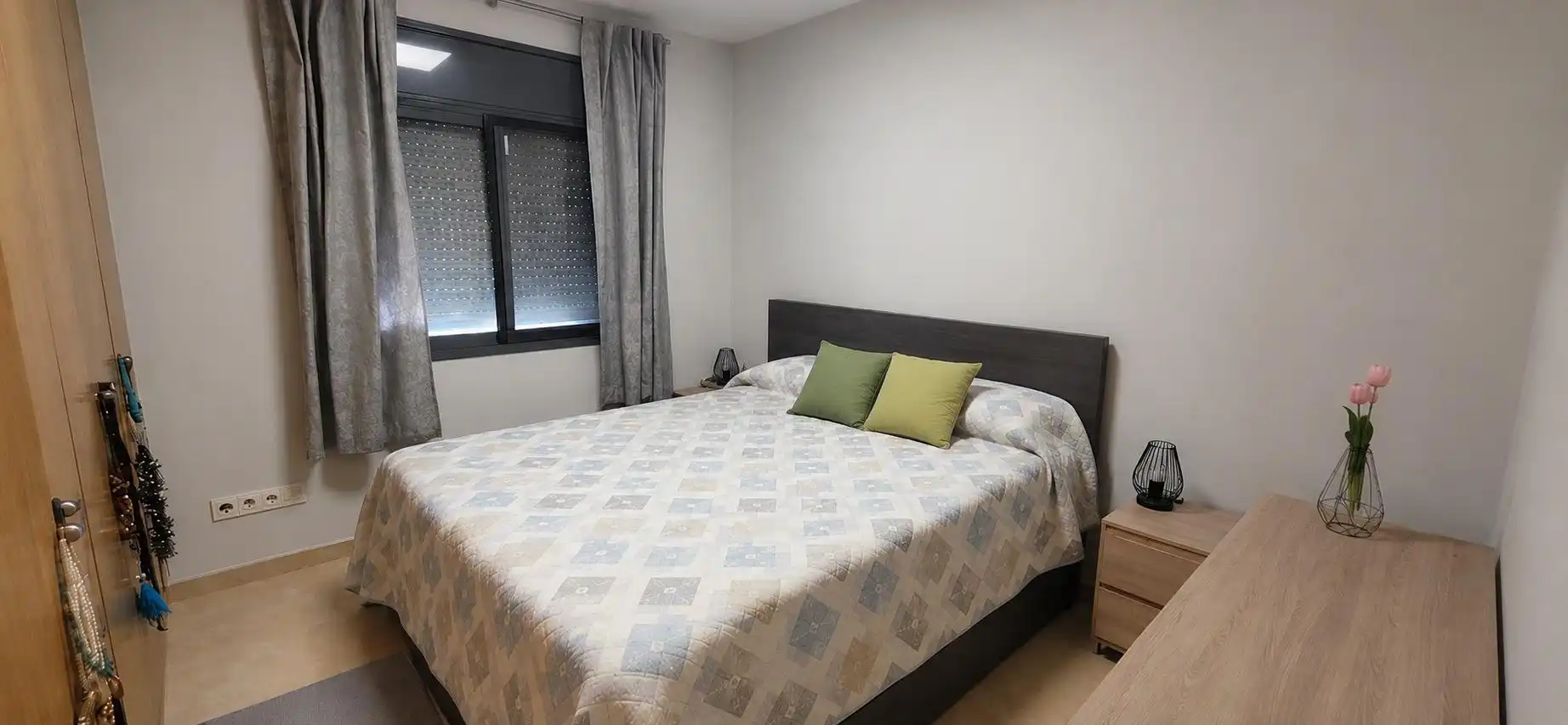 Bedroom of Flat for sale in Camarles  with Air Conditioner, Furnished and Balcony