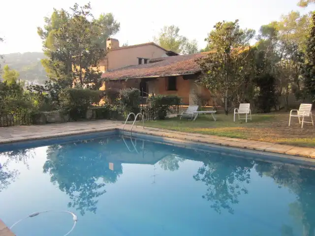 Piscina de Finca rústica en venta en Castellar del Vallès con Jardín privado, Terraza y Piscina