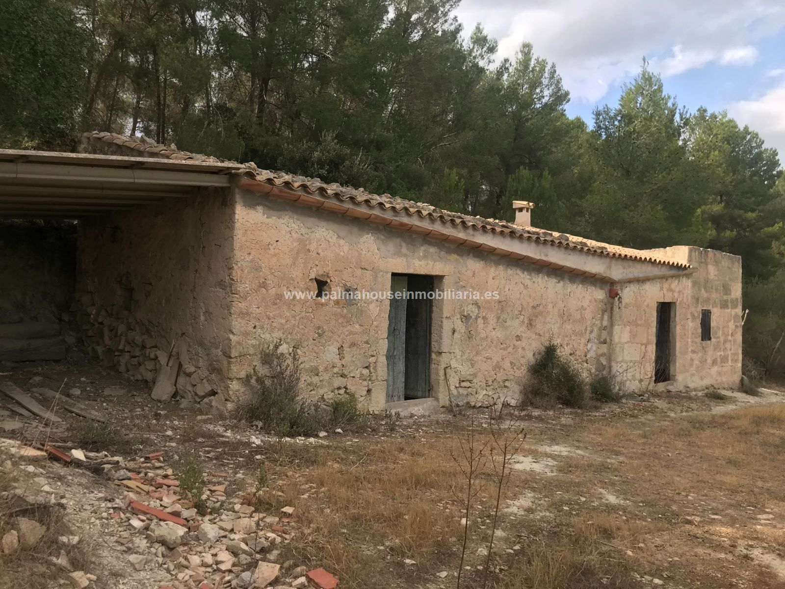 Vista exterior de Finca rústica en venda en Maria de la Salut amb Terrassa
