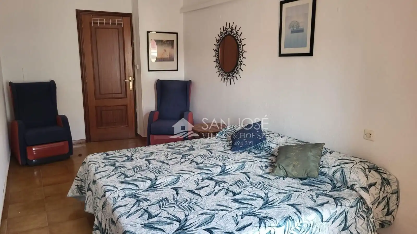 Habitación de Piso de alquiler en El Verger con Aire acondicionado, Amueblado y Balcón