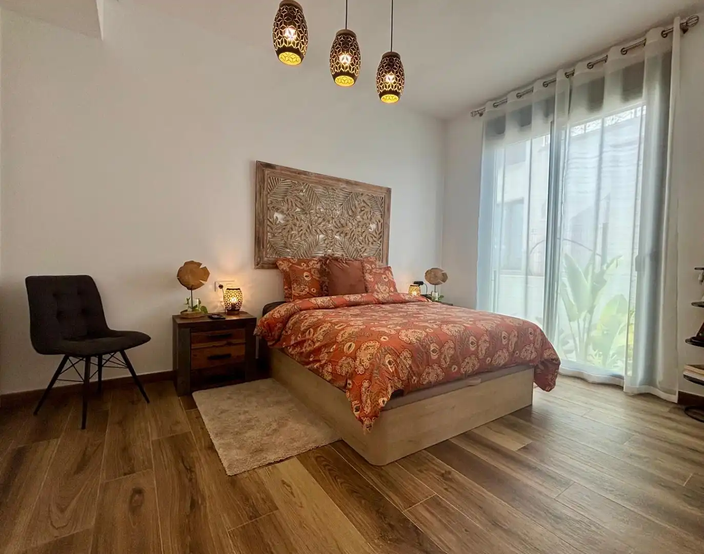 Dormitori de Casa o xalet en venda en Polop amb Aire condicionat, Jardí privat i Terrassa