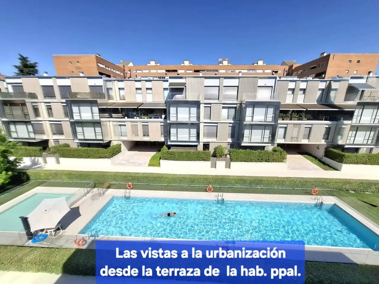 Vista exterior de Piso de alquiler en Madrid con Aire acondicionado, Calefacción y Parquet