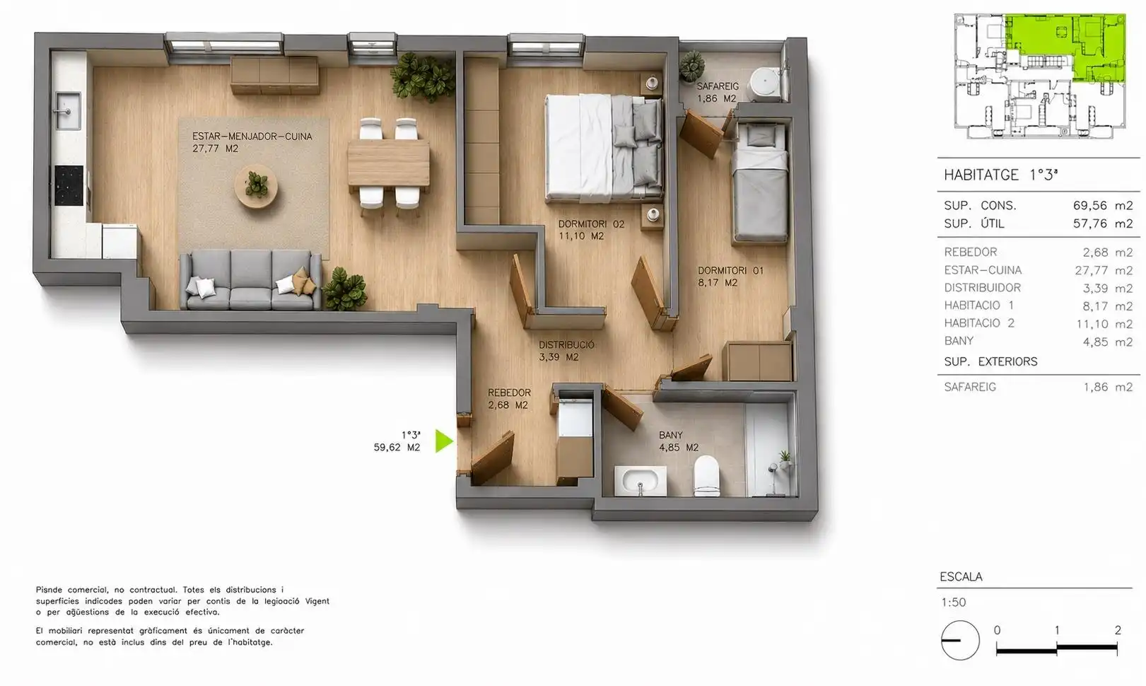 Flat for sale in Tordera  with Air Conditioner and Heating