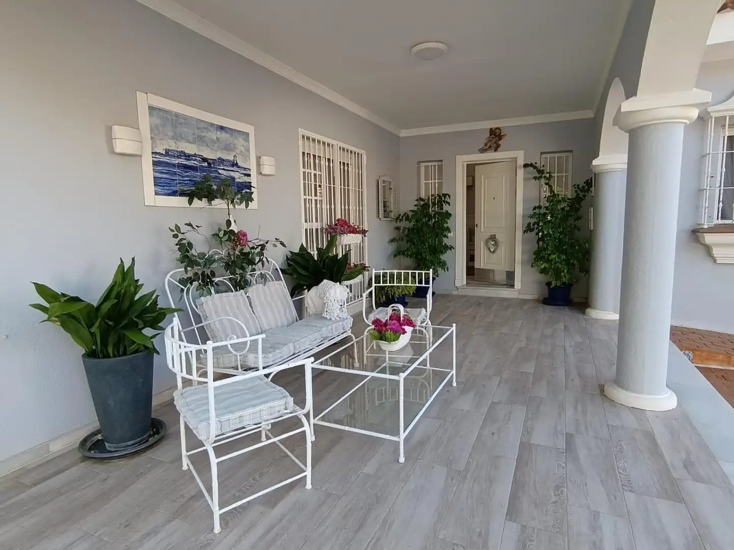 Terrassa de Casa o xalet en venda en Chiclana de la Frontera amb Aire condicionat, Jardí privat i Traster