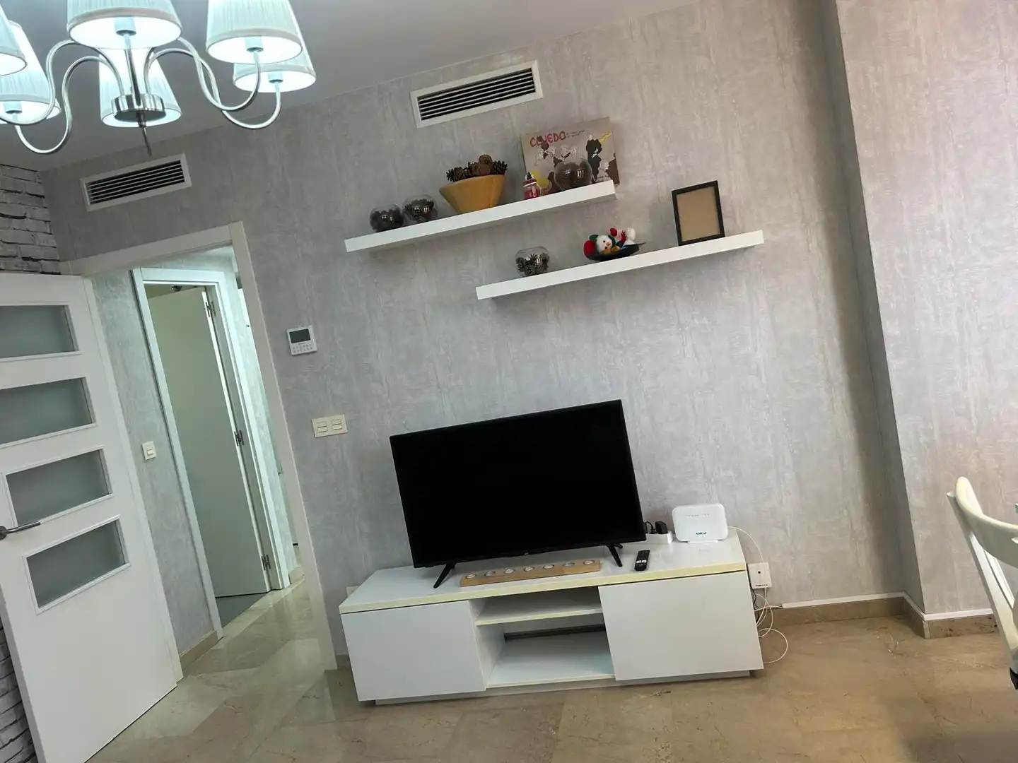 Sala de estar de Piso de alquiler en Valencia con Aire acondicionado, Amueblado y Horno