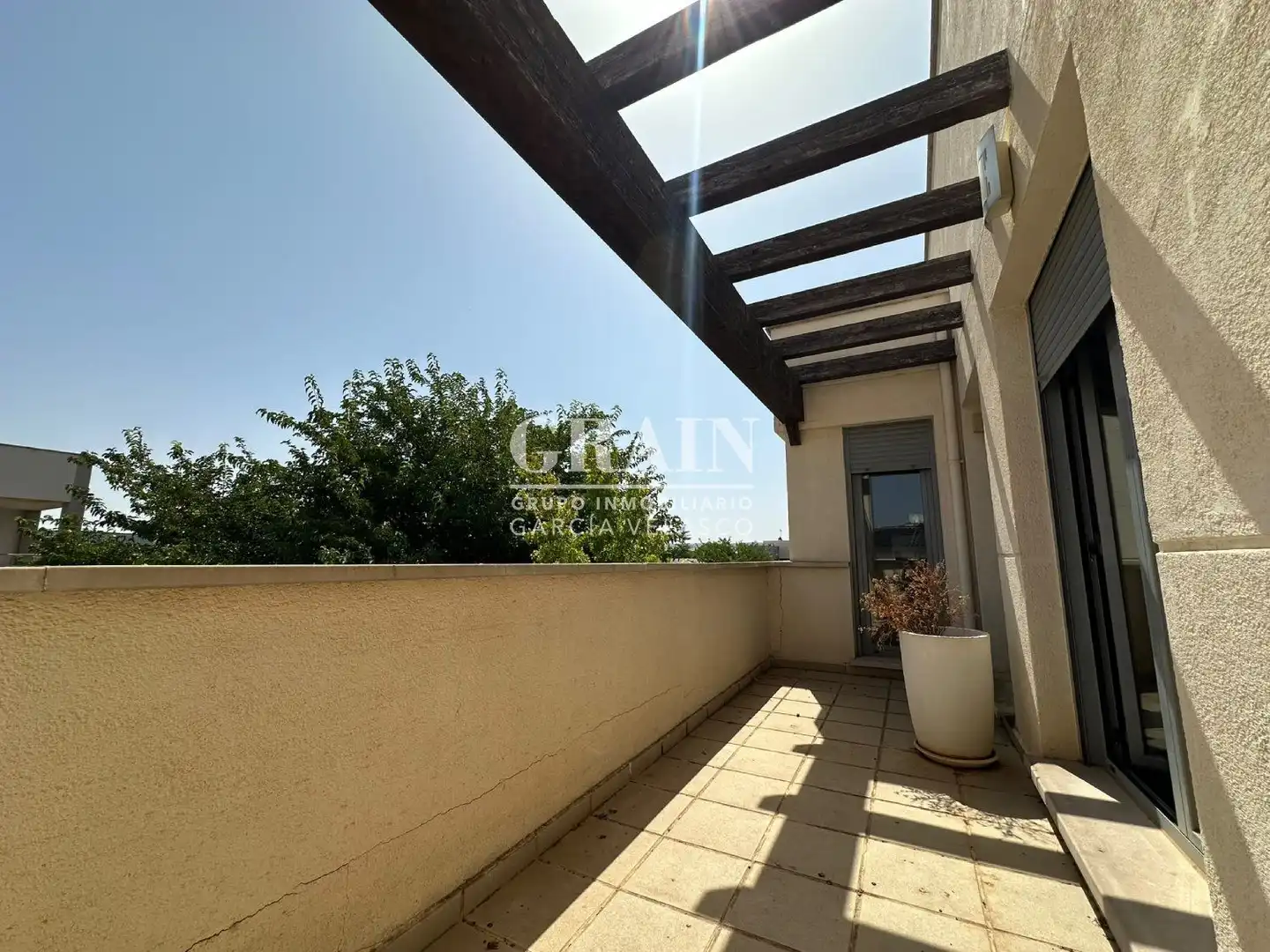 Terrassa de Casa adosada en venda en Albacete amb Calefacció, Jardí privat i Terrassa