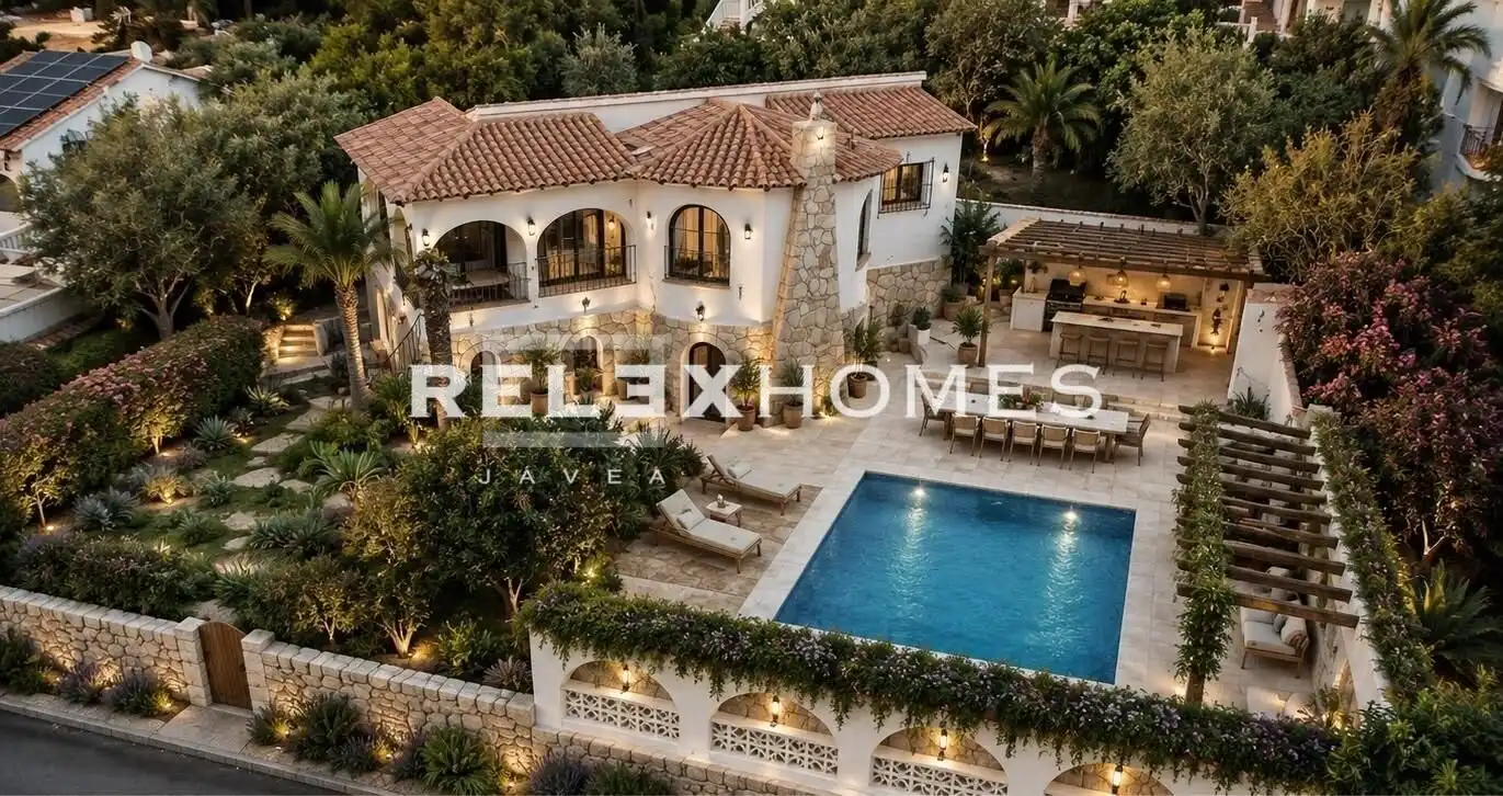 Exterior view of Houses for sale in Jávea / Xàbia  with Private garden, Terrace and Swimming Pool