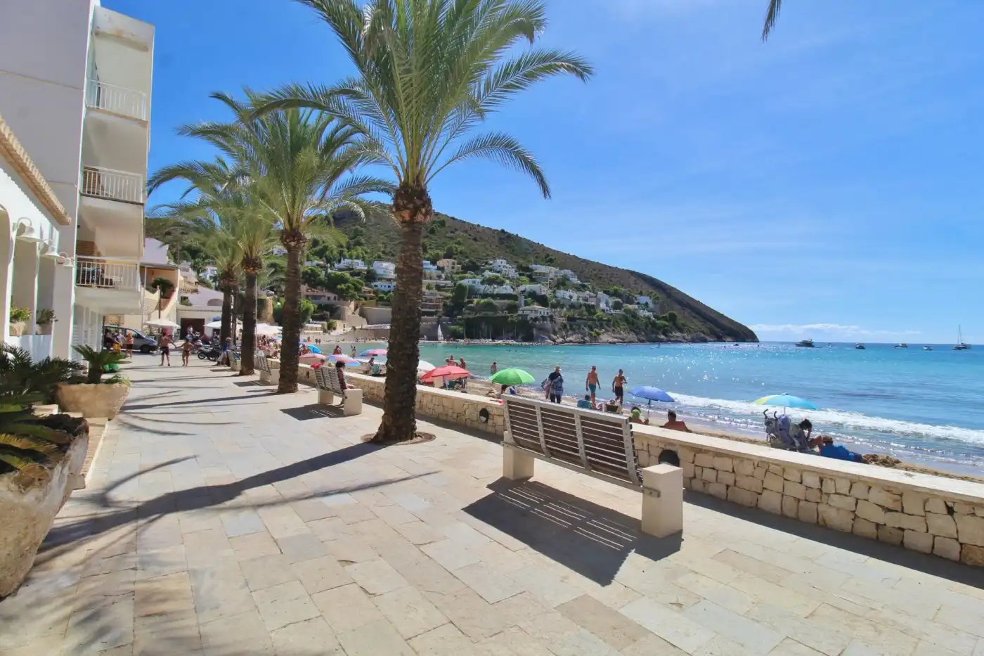 Vista exterior de Casa o chalet en venta en Moraira con Aire acondicionado, Calefacción y Jardín privado