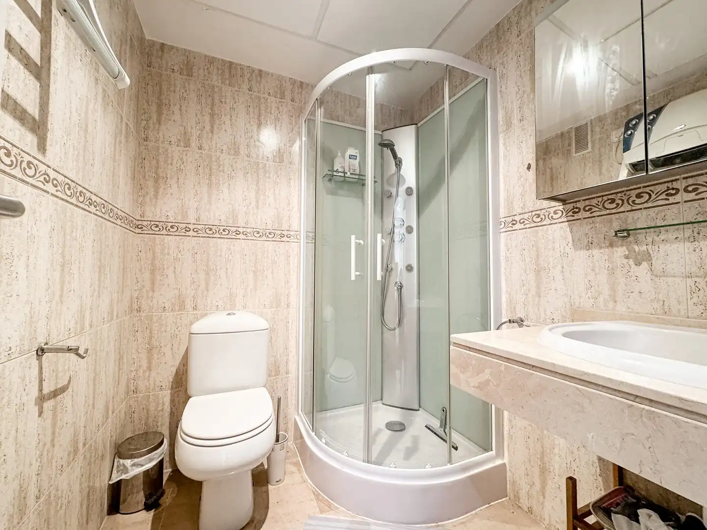 Bathroom of Apartments for sale in Manilva  with Air Conditioner, Heating and Terrace