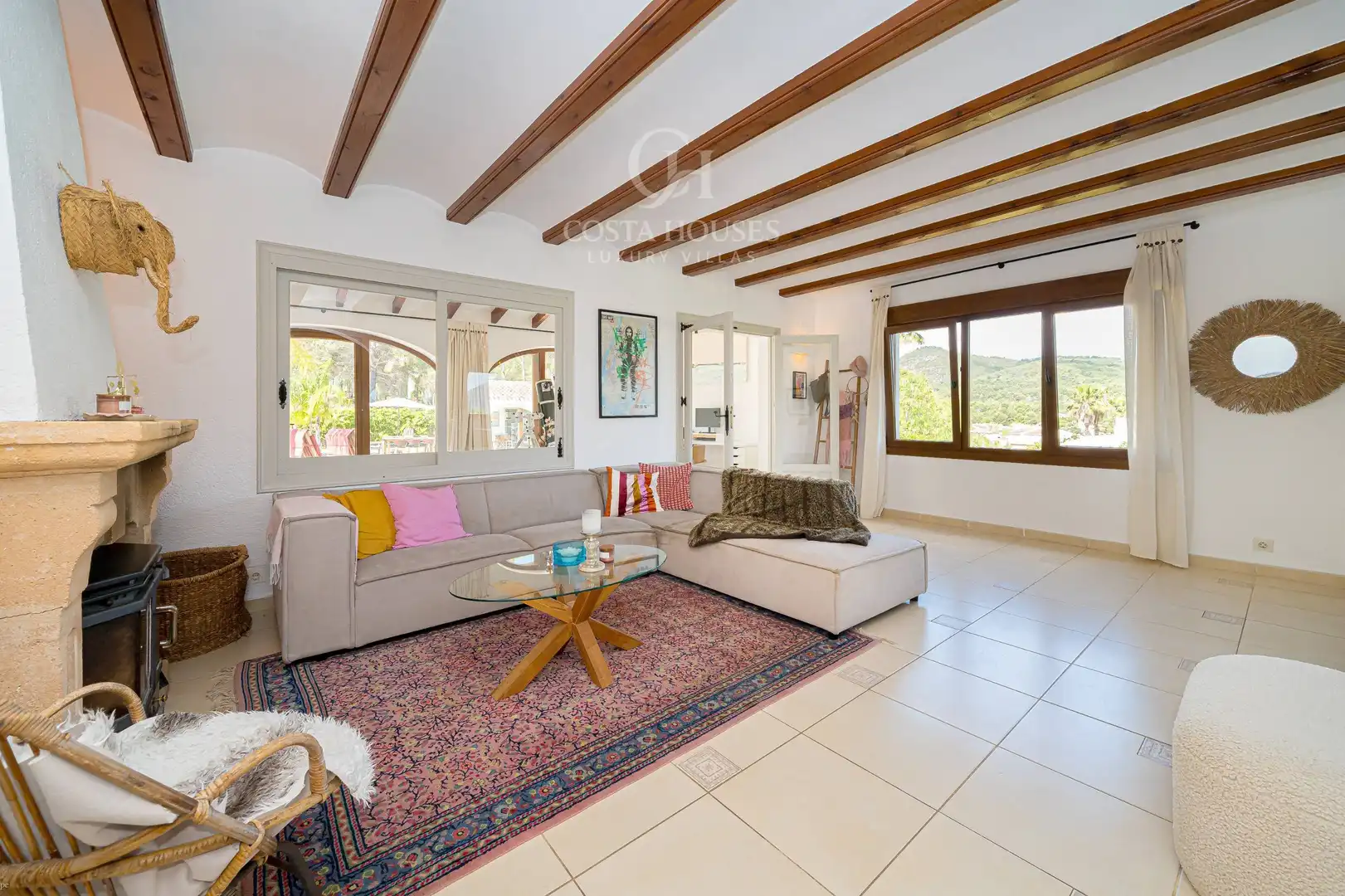Vista exterior de Casa o xalet en venda en Jávea / Xàbia amb Aire condicionat, Jardí privat i Terrassa