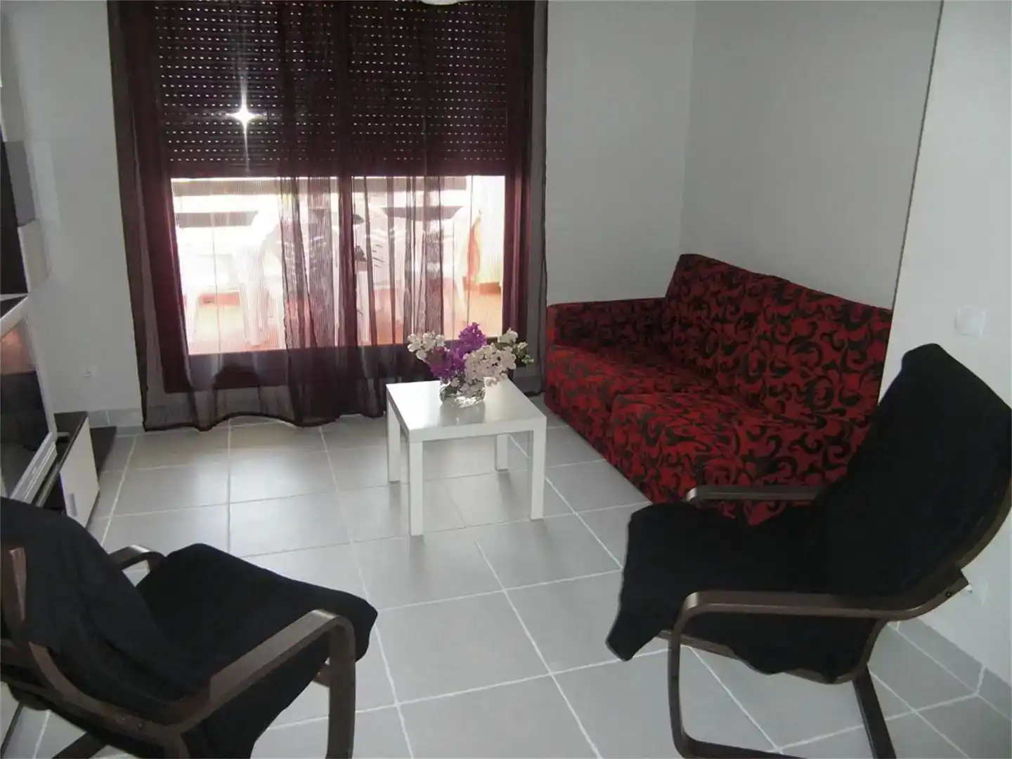 Living room of Apartments for rent in Vera  with Air Conditioner, Private garden and Swimming Pool