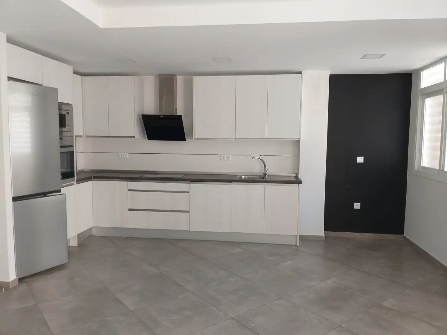 Cocina de Piso de alquiler en Málaga Capital con Terraza