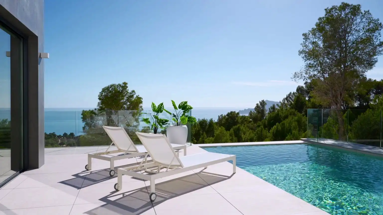 Terrassa de Casa o xalet en venda en Altea amb Aire condicionat, Calefacció i Jardí privat