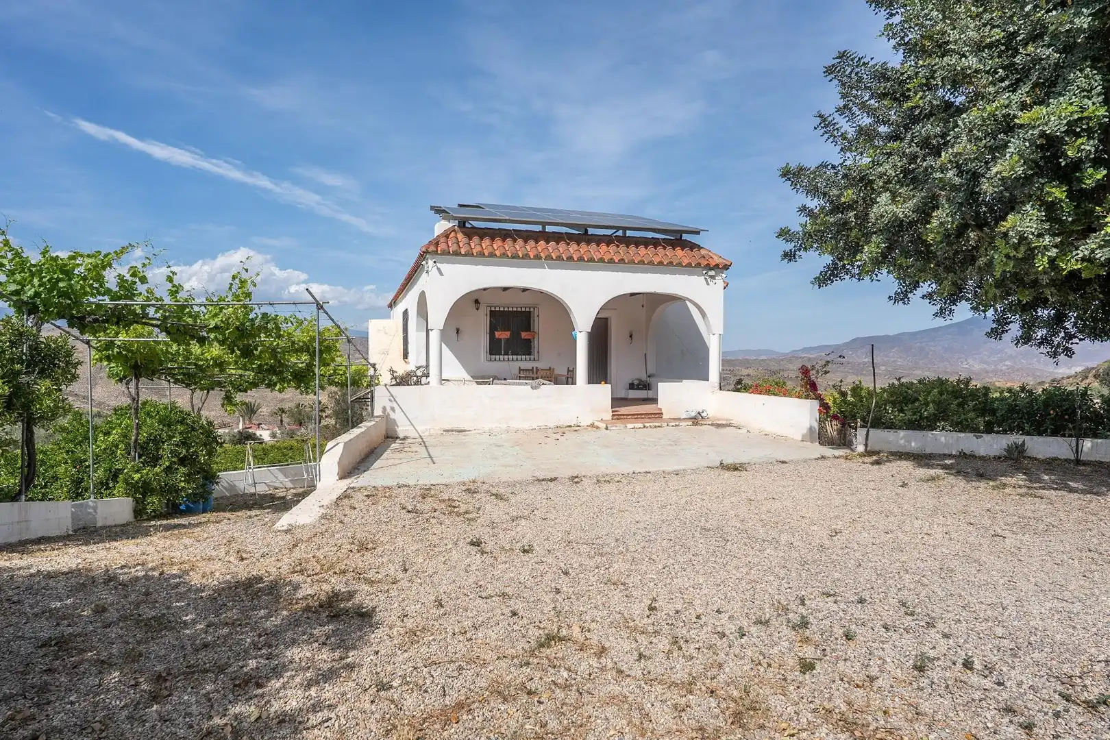 Vista exterior de Casa o chalet en venta en Alhama de Almería con Jardín privado y Terraza