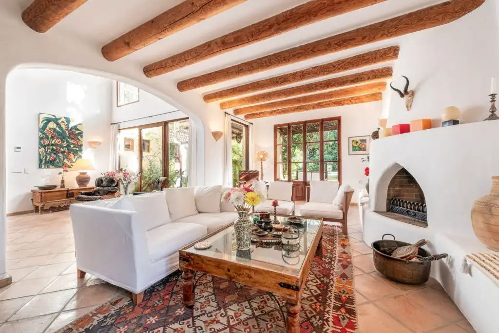 Sala de estar de Casa o chalet en venta en Alcúdia con Aire acondicionado, Calefacción y Jardín privado