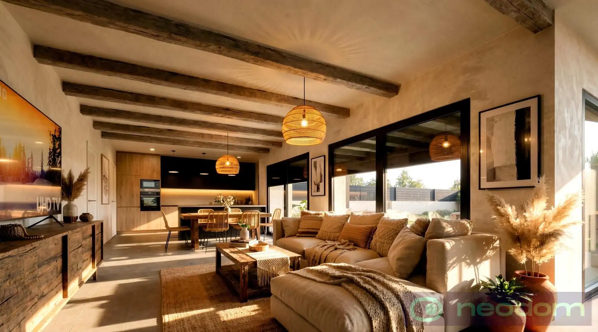 Sala de estar de Casa o chalet en venta en Aspe con Terraza y Piscina