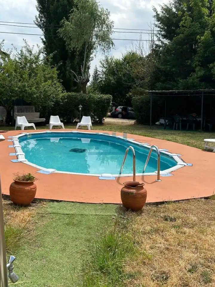 Piscina de Casa o xalet en venda en San Cibrao das Viñas amb Calefacció, Jardí privat i Terrassa