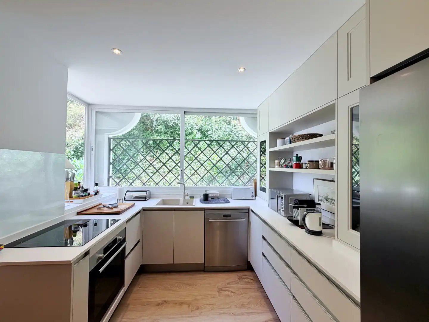 Cocina de Piso de alquiler en Benahavís con Aire acondicionado, Calefacción y Terraza