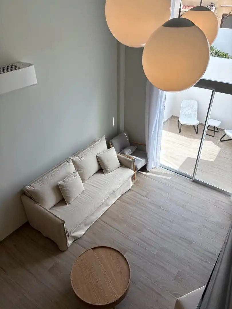 Sala de estar de Dúplex de alquiler en L'Alfàs del Pi con Aire acondicionado, Trastero y Amueblado