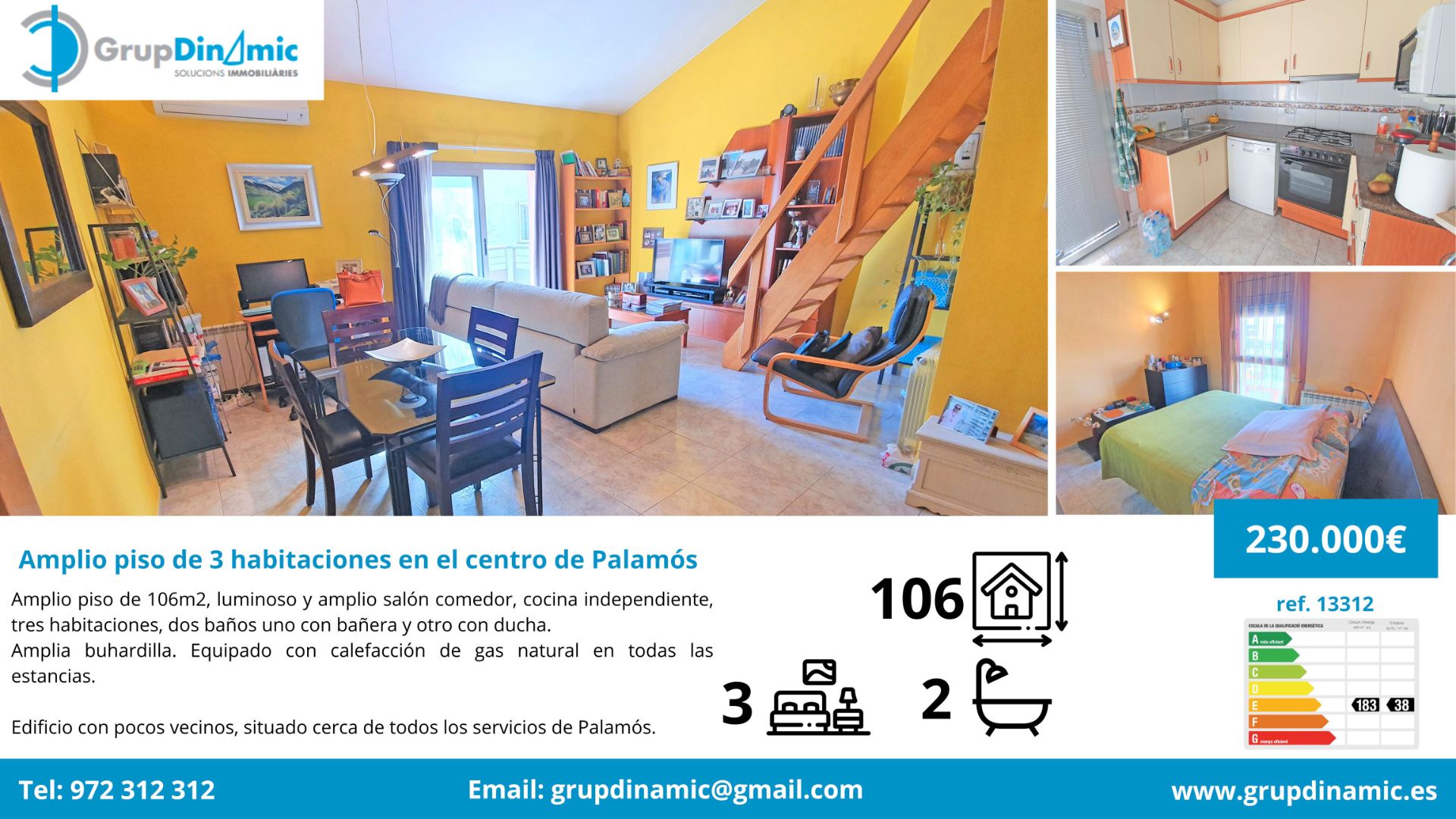 Vista exterior de Pis en venda en Palamós amb Aire condicionat, Calefacció i Terrassa