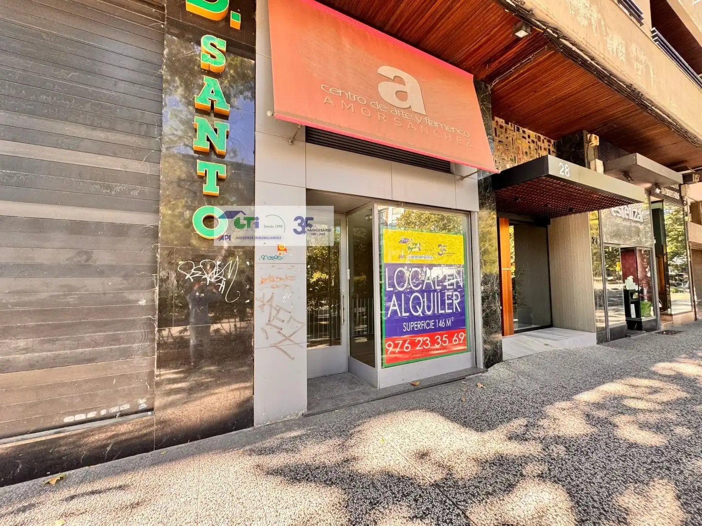 Exterior view of Premises for rent in  Zaragoza Capital