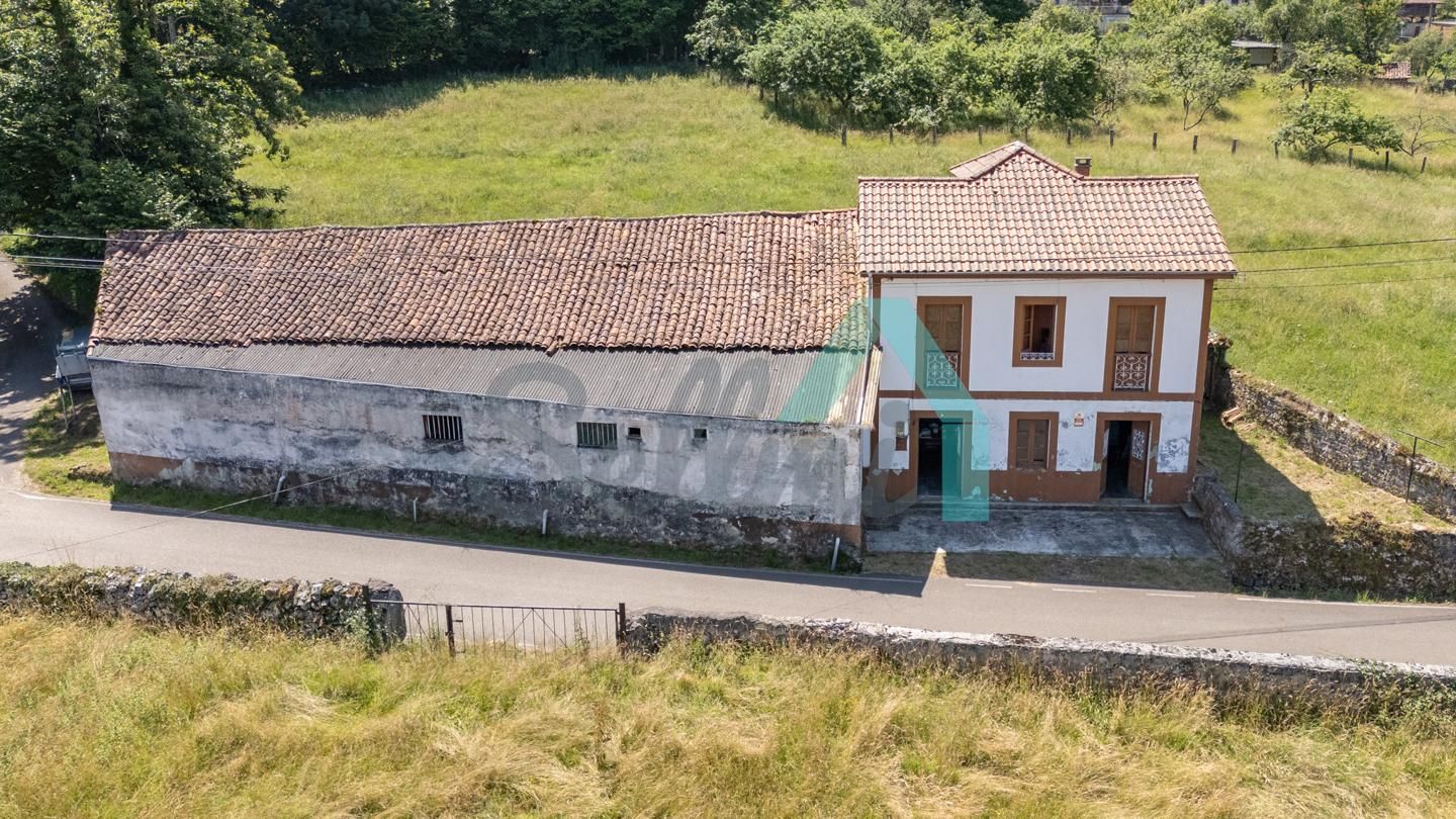Vista exterior de Casa o xalet en venda en Grado amb Jardí privat
