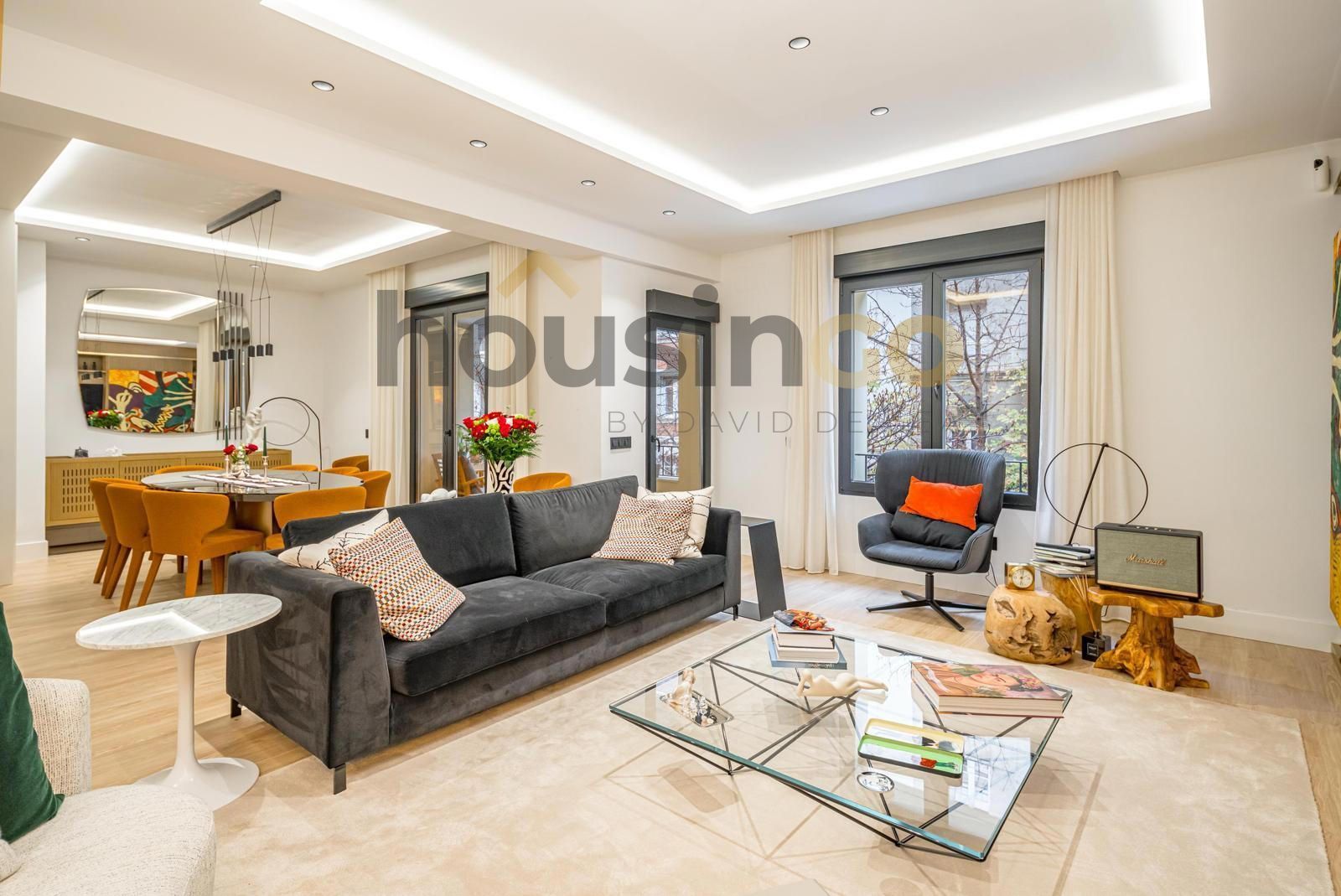 Sala d'estar de Pis en venda en  Madrid Capital amb Calefacció, Terrassa i Traster