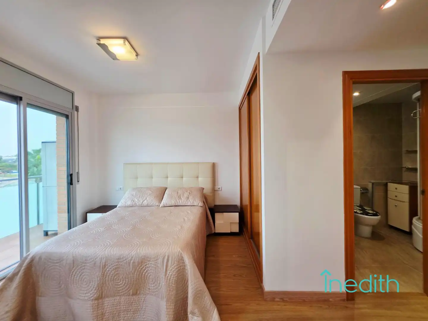 Schlafzimmer von Wohnung zum Verkauf in Cubelles mit Klimaanlage, Heizung und Terrasse
