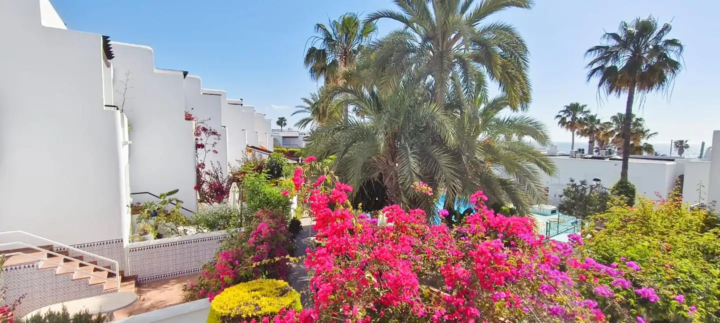 Vista exterior de Casa o chalet en venta en Mojácar con Terraza y Piscina comunitaria