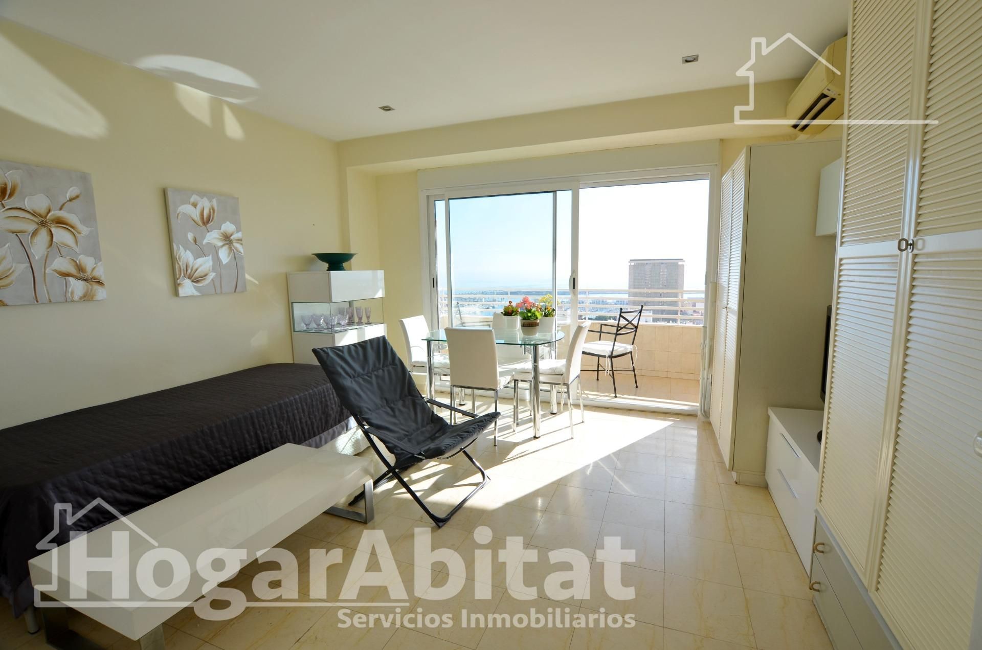Bedroom of Flat for sale in Alicante / Alacant  with Air Conditioner, Terrace and Furnished