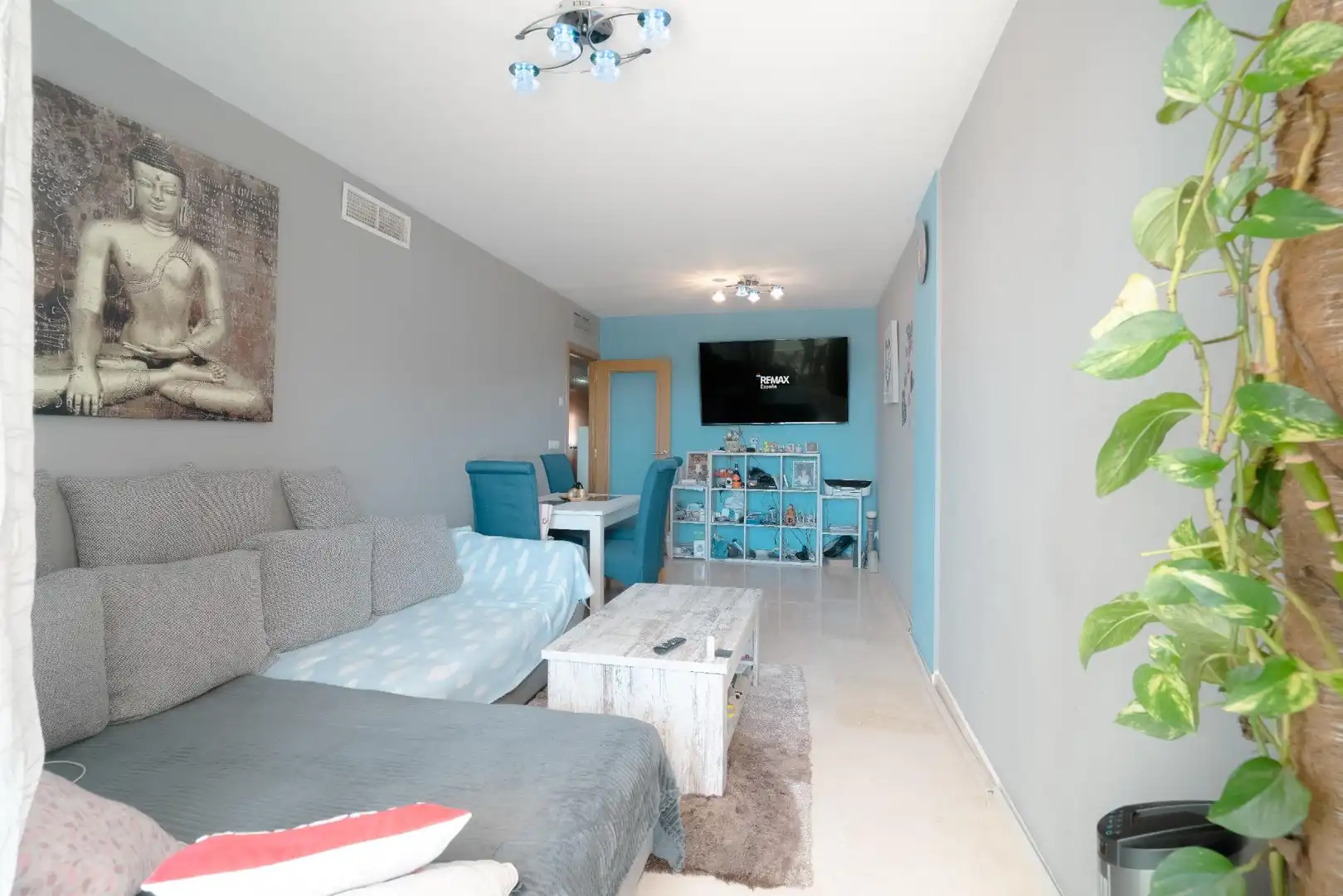 Sala de estar de Planta baja en venta en Benissa con Piscina comunitaria