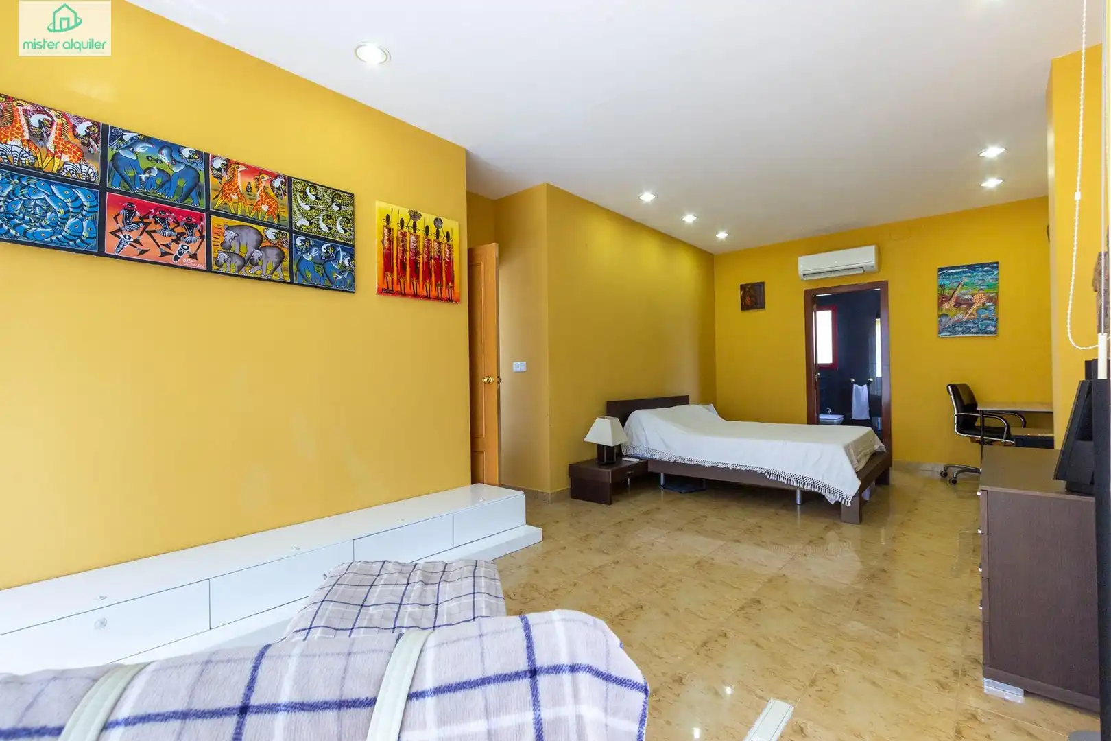 Bedroom of Apartments for rent in El Campello  with Air Conditioner, Terrace and Furnished