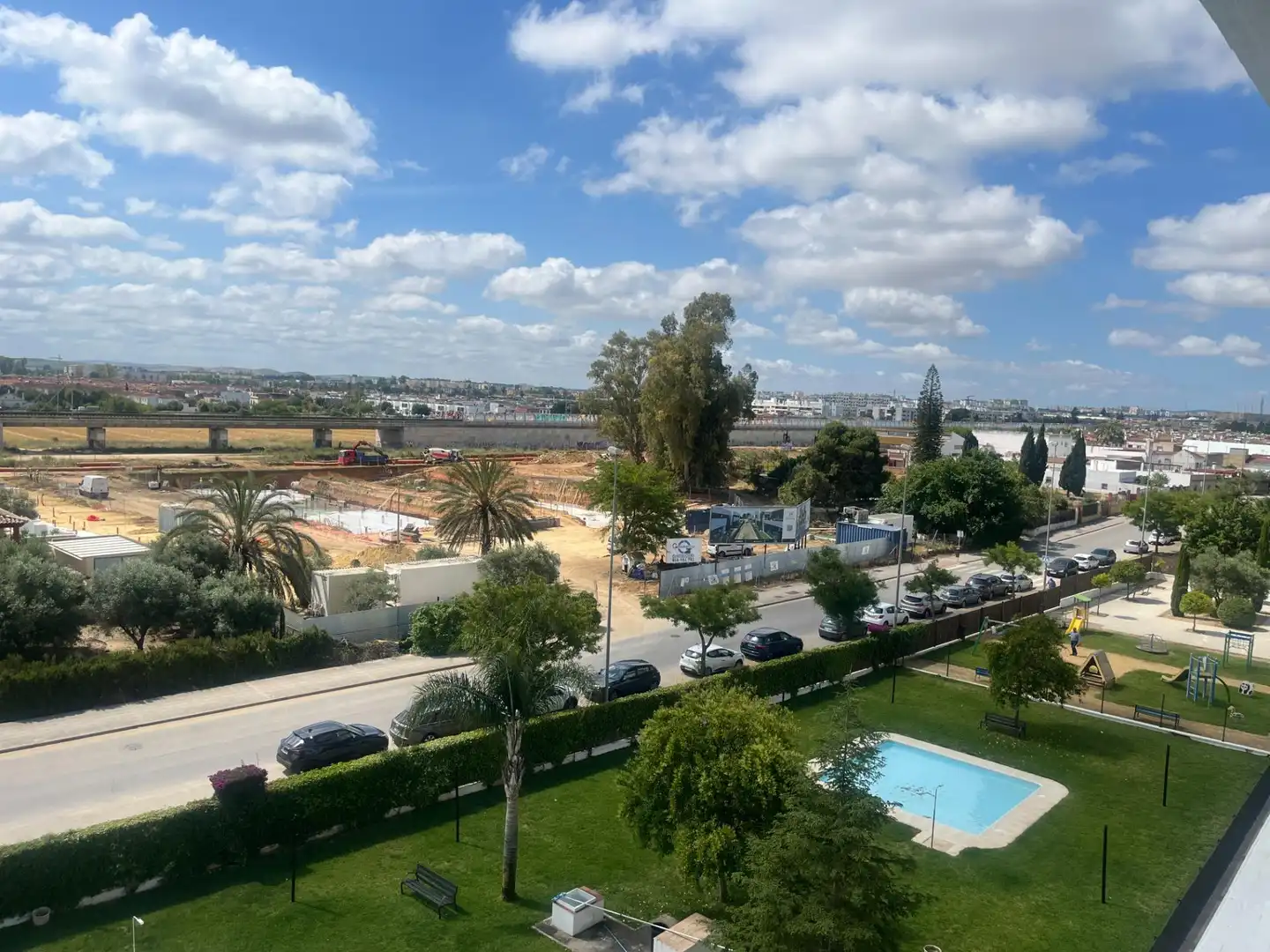 Exterior view of Flat for sale in Jerez de la Frontera  with Air Conditioner, Heating and Private garden