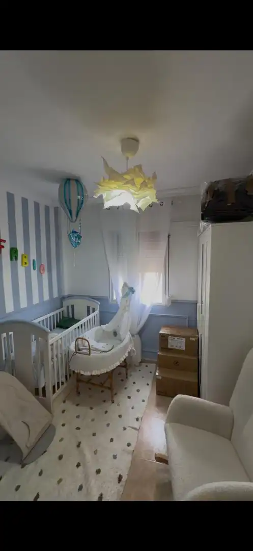 Bedroom of Flat for sale in Sevilla  with Air Conditioner and Terrace