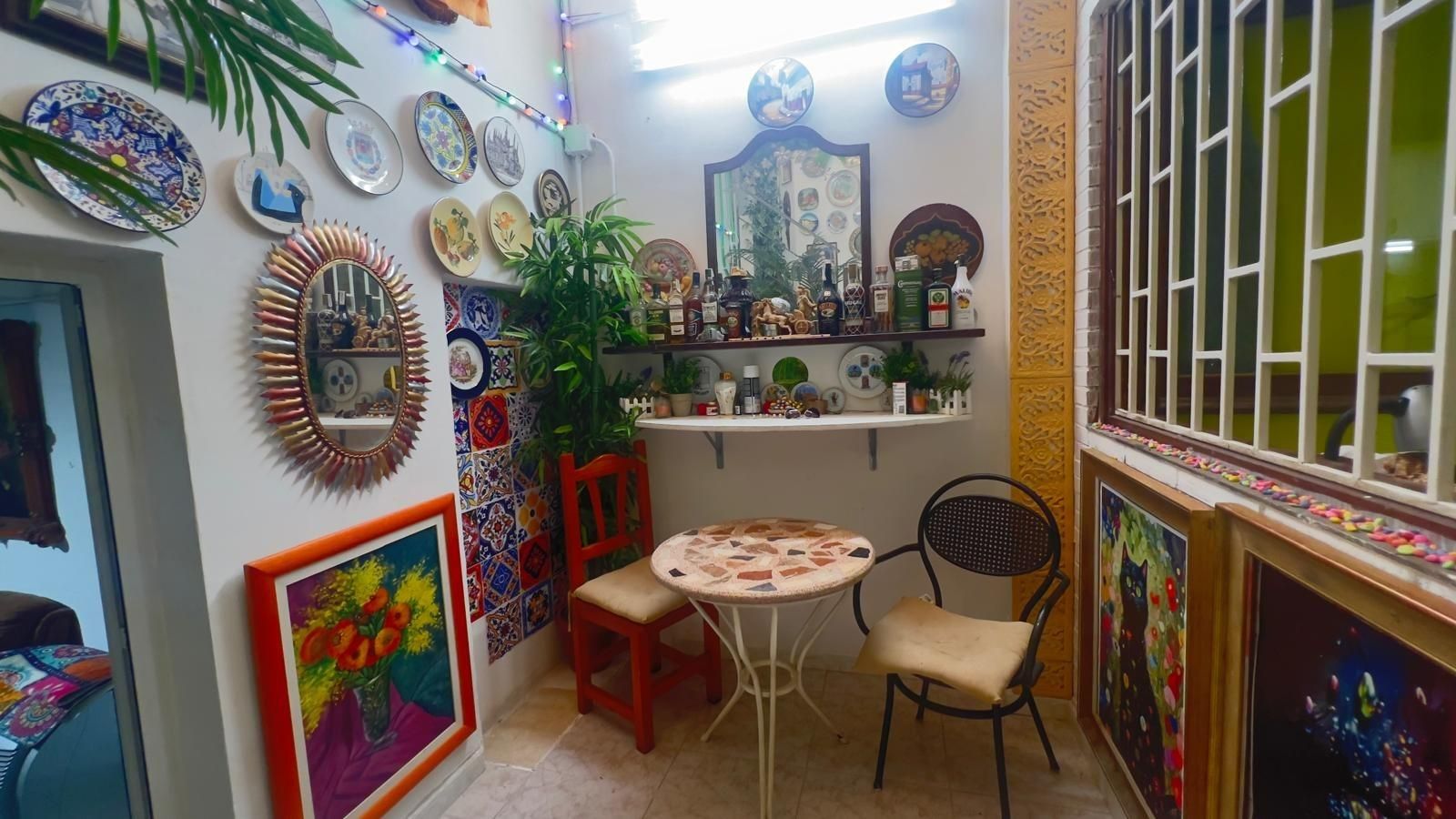 Dining room of Planta baja for sale in Sant Adrià de Besòs  with Air Conditioner, Heating and Private garden