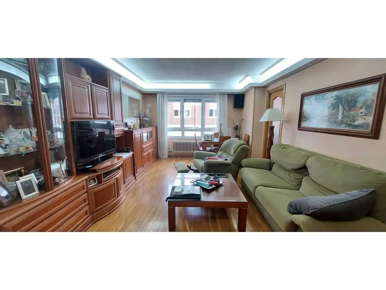 Wohnzimmer von Wohnung zum Verkauf in Villaquilambre mit Heizung und Balkon