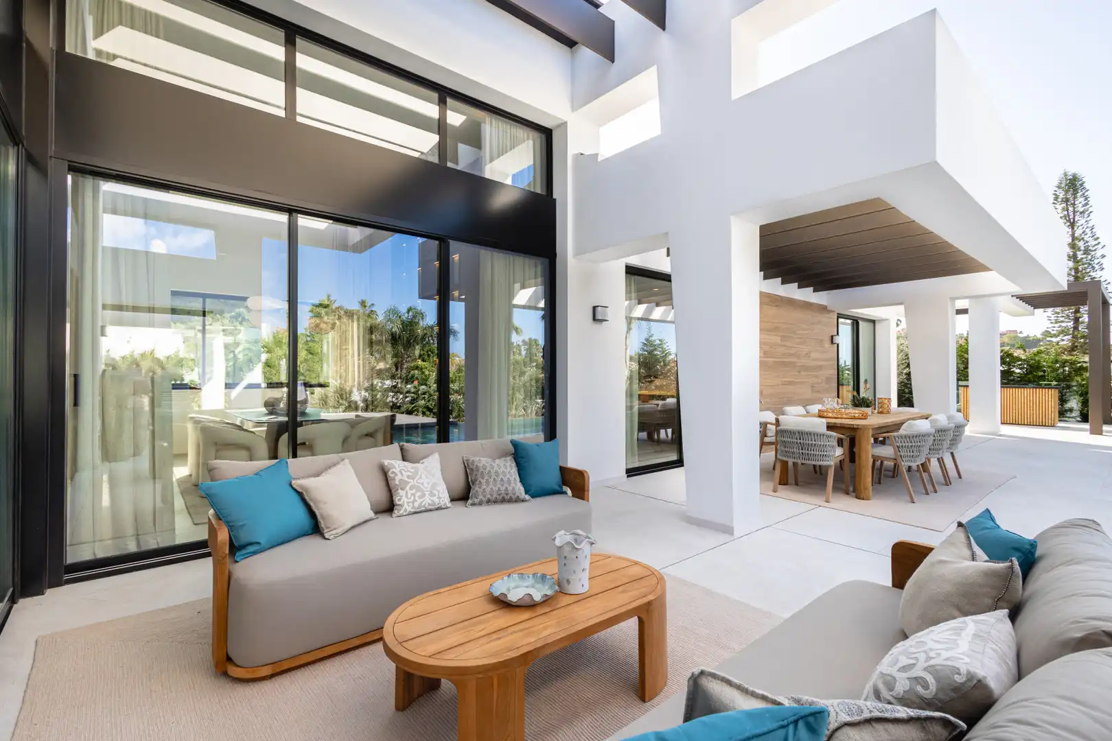 Terraza de Casa o chalet en venta en Marbella con Aire acondicionado, Jardín privado y Terraza